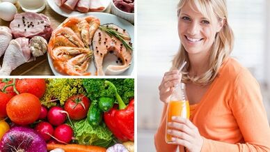 Correction nutritionnelle dans le traitement des varices des jambes.